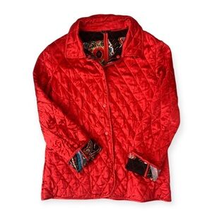 Unique Quilted Silk Reversible Jacket
